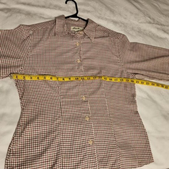 Eddie Bauer Women's Plaid Shirt size medium - Picture 3 of 7